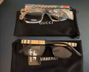 2 PAIR OF CLEAR LENS GLASSES