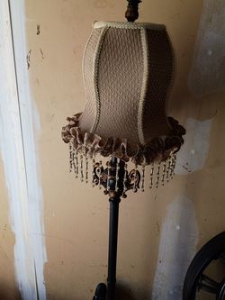 Antique large and one small victorian style working lamps