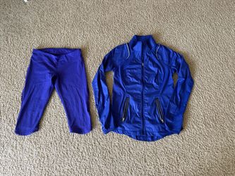 Lululemon lightweight jacket and leggings