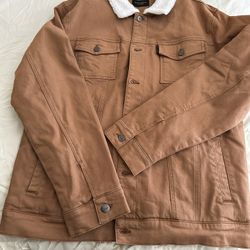 Sherpa 2xl Jacket Tan Color 
