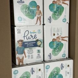 NEW…. Pampers Pure Protection Diapers Super Pack - Size 6 - 42ct