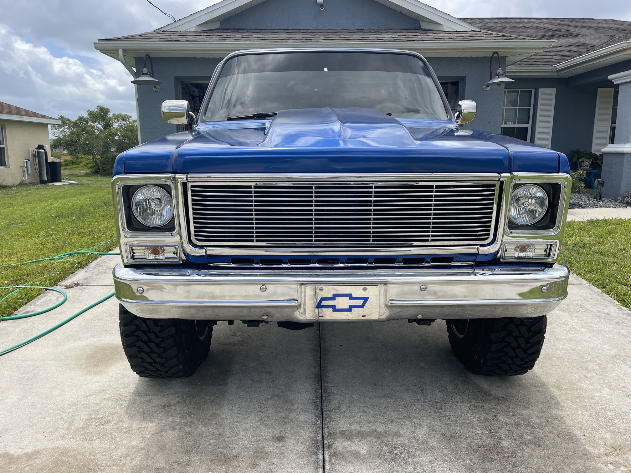 1979 Chevy K10 Hyper Metallic Blue