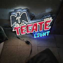 Tecate Light Sign