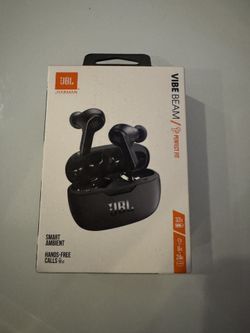 New In Box - JBL - Vibe Beam True Wireless Earbuds - Black