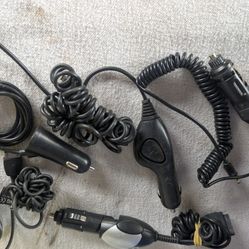Various Charging Cords For Cars
