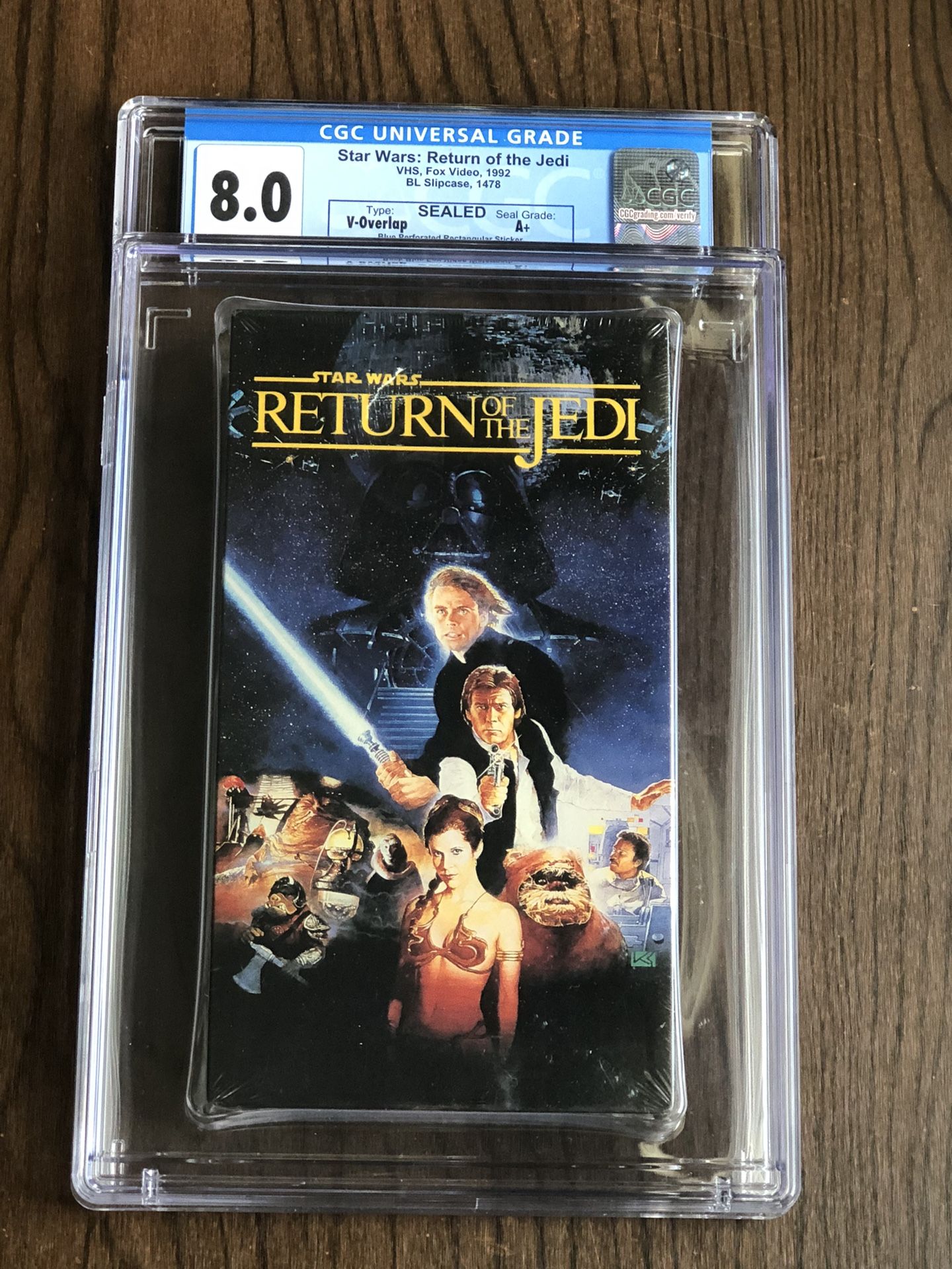 Star Wars CGC 8 A+