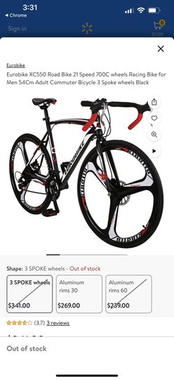 Eurobike Road Bike XC550 Bike 21Speed Bicycle Dual Disc Brake Bike