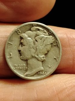 1944 Mercury Dime