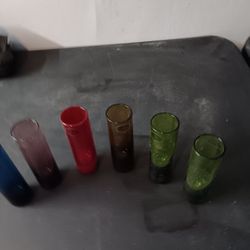 Variety Of Colors Shot Glasses