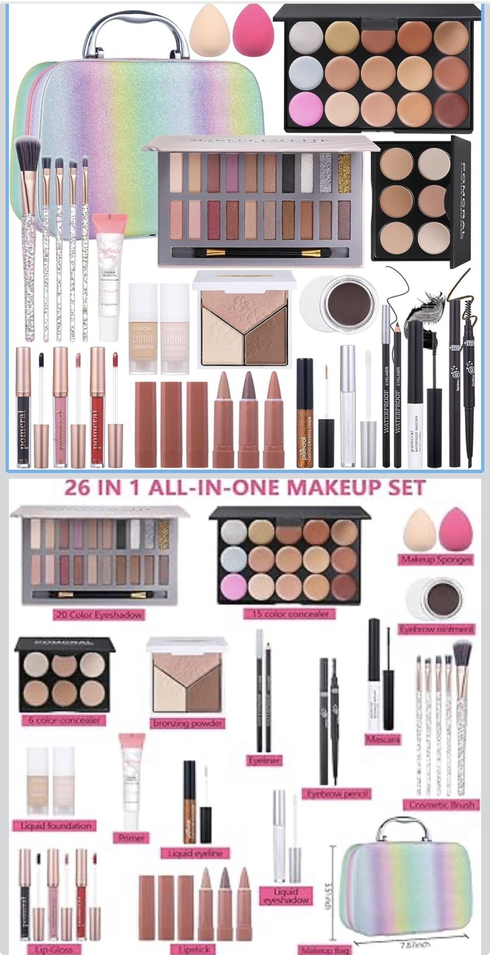 Makeup Kit For Women Full Kit, Makeup Set For Girls Teen Women
