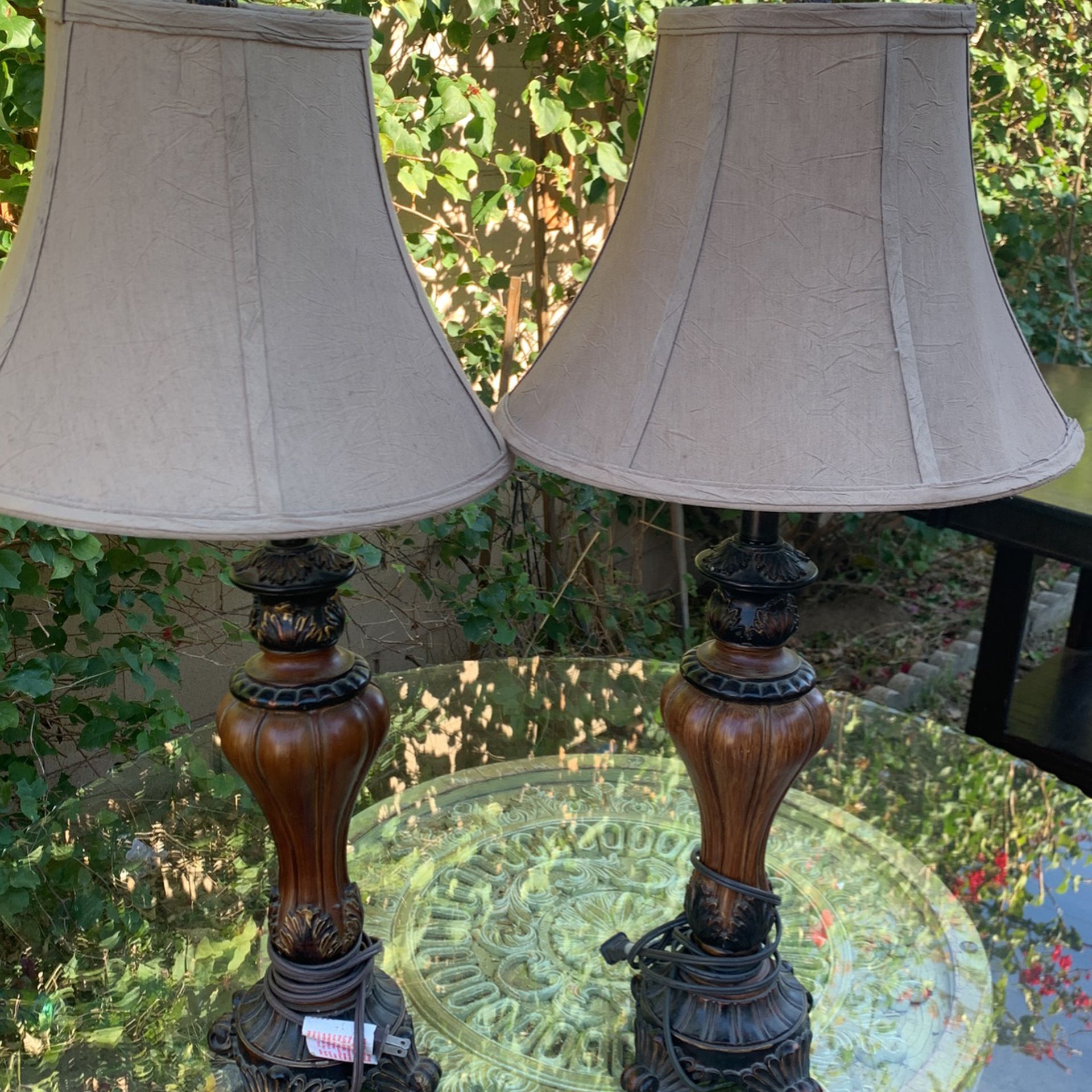 End Table Lamps. 