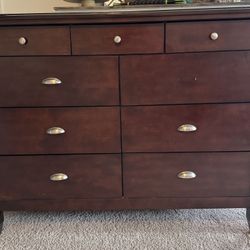 Solid wood dresser