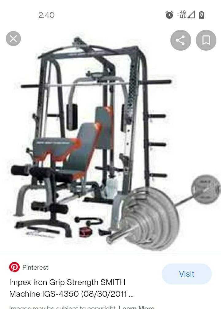 Iron Grip Smith machine