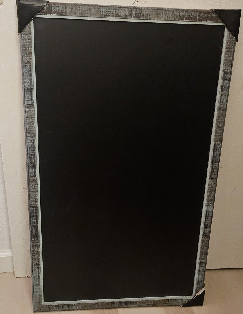Large Framed Chalkboard