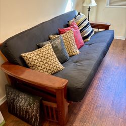 Wood Futon - Perfect Condition! 