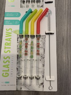 Brand New Glass Straws 