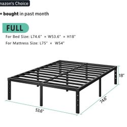 Full Size Metal Bed Frame
