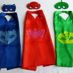 2 - PJ Mask Cape and Mask Set