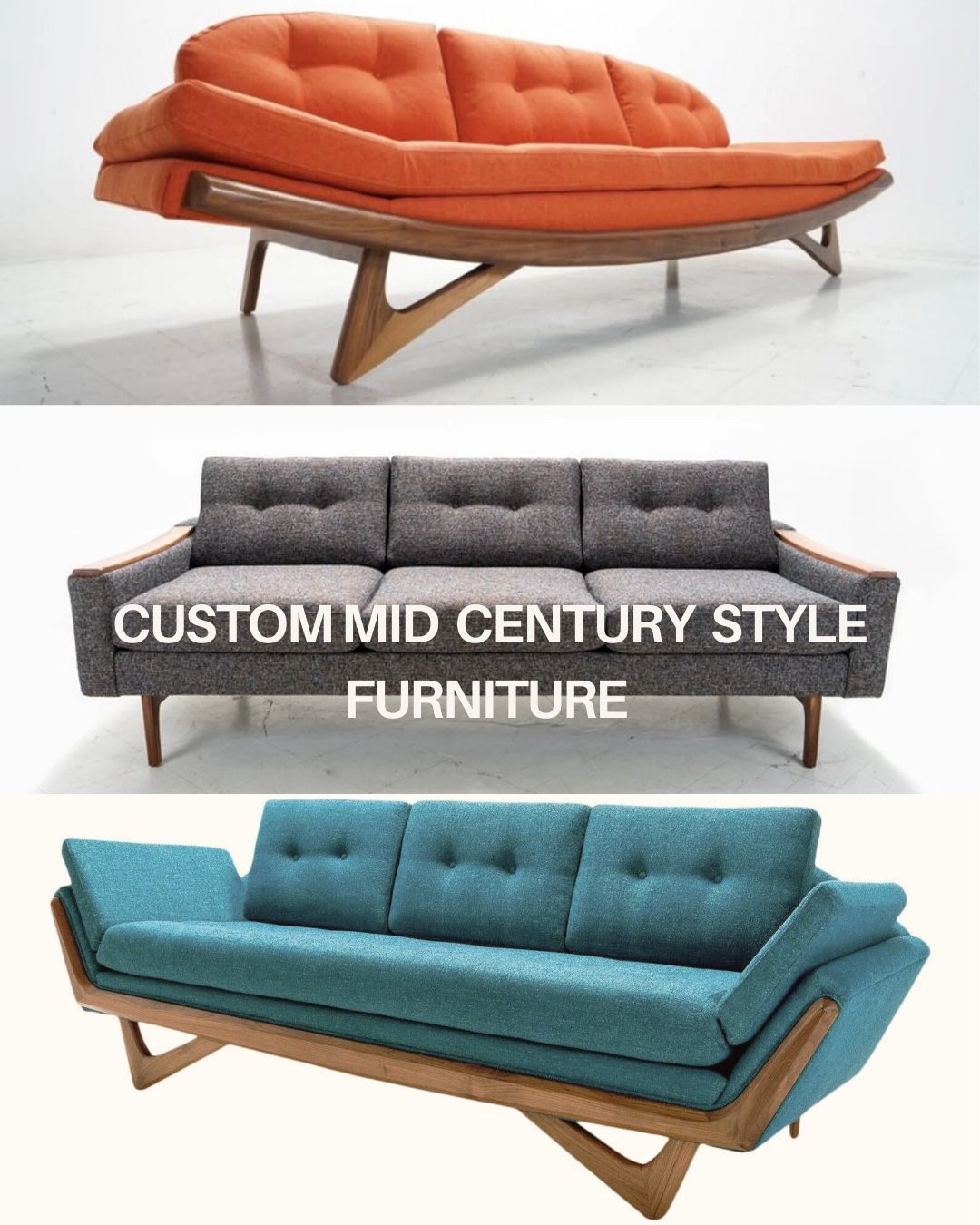 Mid Century Style Sofa