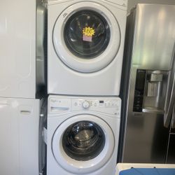 Whirlpool Front Load Washer And Electric Dryer Set Working Perfectly 4 Months Warranty 