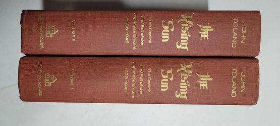 The Rising Sun Volumes 1 & 2 by John Toland Hardcover 1970

Great shape!

I CONSIDER ALL REASONABLE OFFERS 
