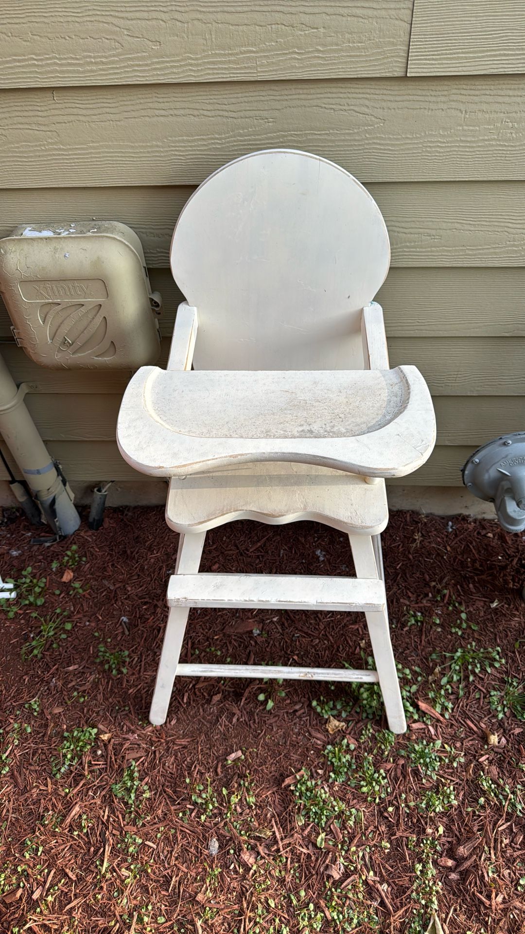 Antique Wooden High Chair