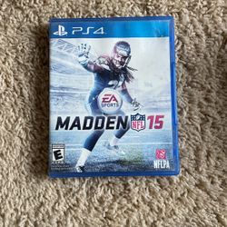 Madden NFL 15 Sony PlayStation 4 Ps4 New Sealed 