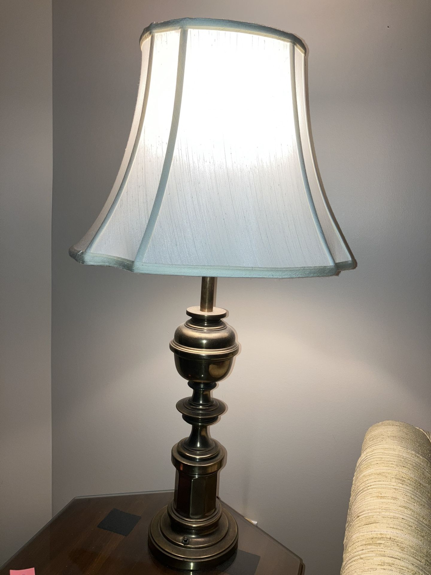 2 Brass 3-Way Lamps