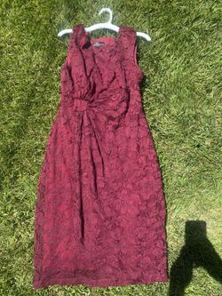 Maroon Elegant Dress Size 10