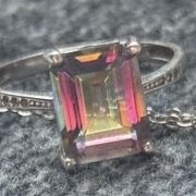 925 Diamond and Germinate Size 7