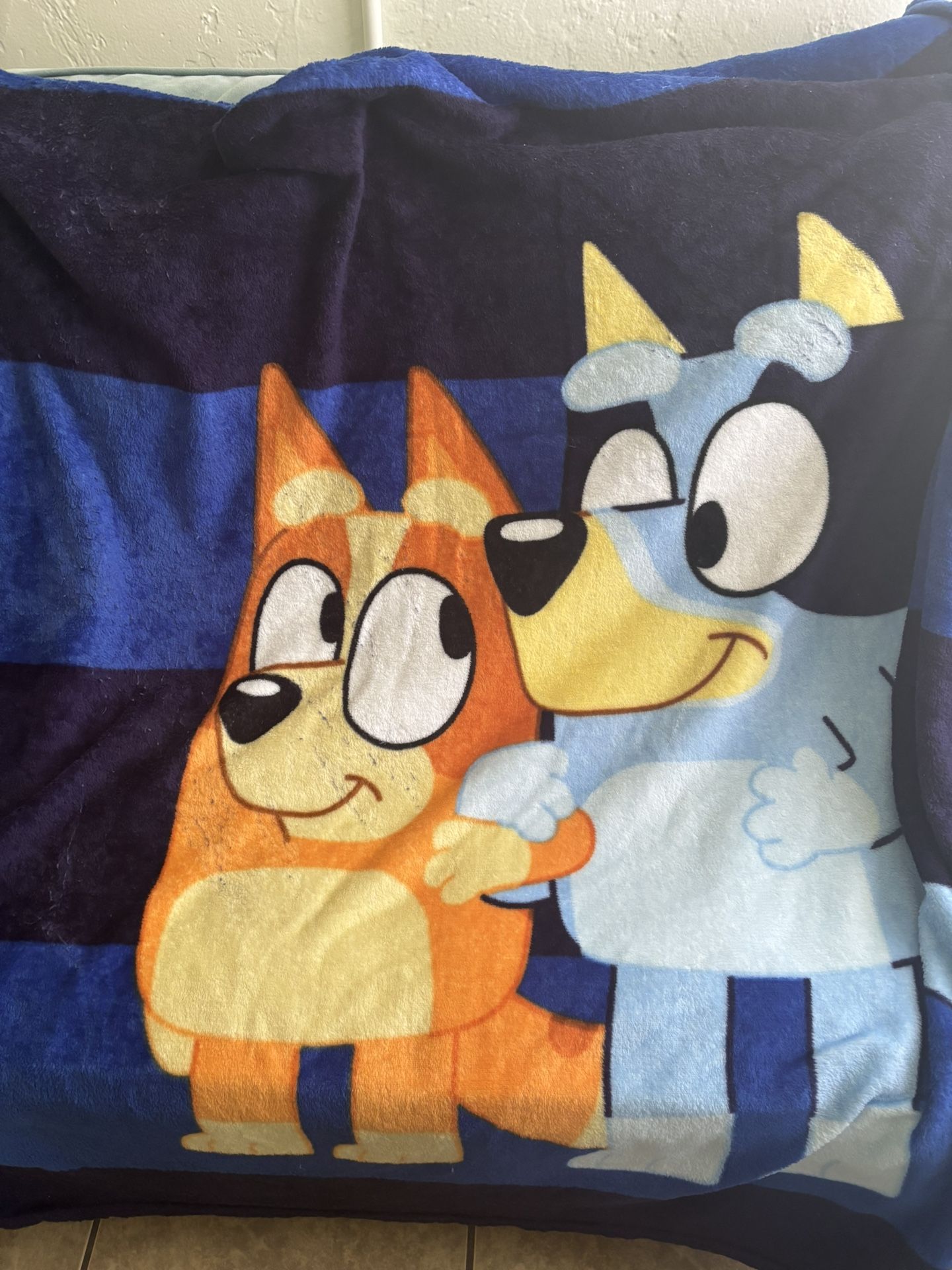 Bluey And bingo Throw Blanket