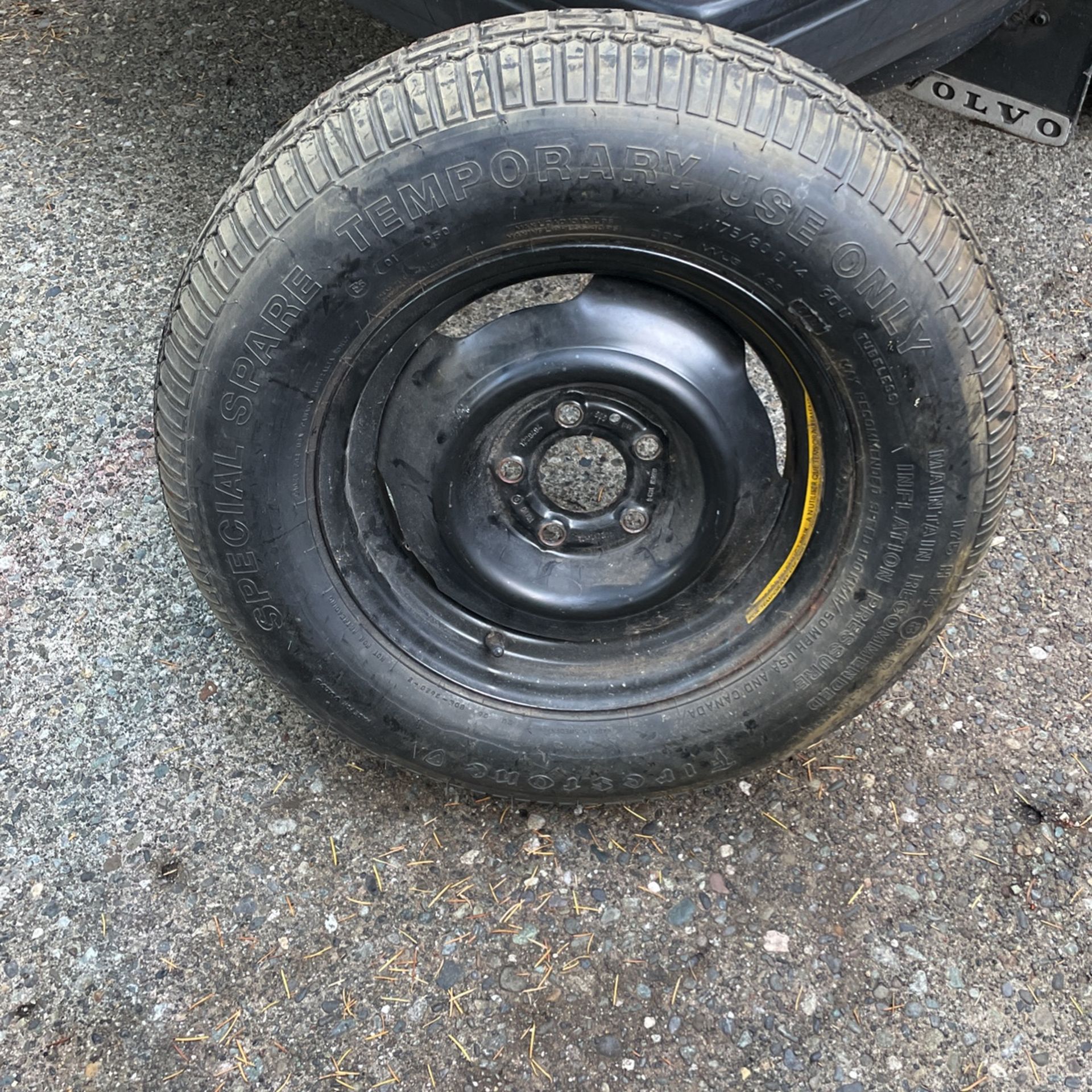 Volvo 240 Spare Tire