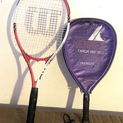 Racquetball and tennis rack New