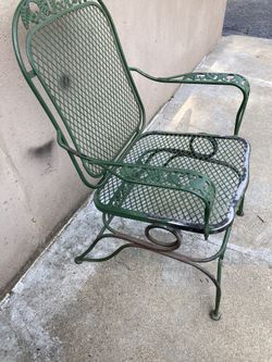 Vintage Lawn Rocking Chair