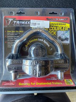 Trimax trailer coupler lock