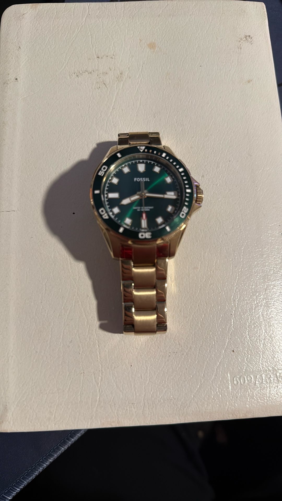 Men’s Gold Fossil Watch