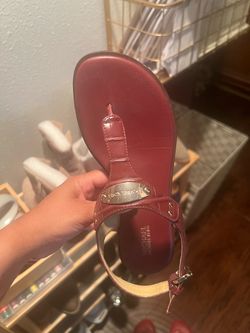 Size 6, michael kors sandals-gently used