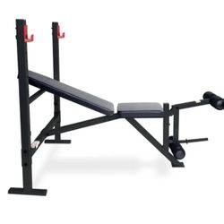 CAP Weight Bench w/ Leg Curl – 500lb Capacity, New in Box 🏋️‍♂️ 