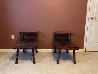 Set Of Vantage Wood Nightstand.