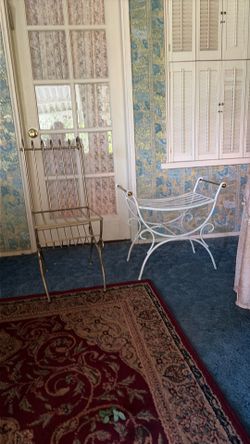 chair and bench