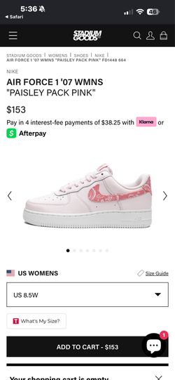 AIR FORCE 1 '07 WMNS Size 7