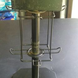 Display Black Metal Hanging Spins Display Rack