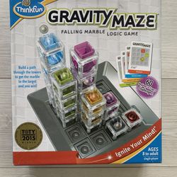 ThinkFun Gravity Maze Falling Marble Logic Game