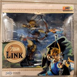Link Zelda 10" PVC Painted Statue Breath Of The Wild
