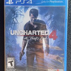Uncharted 4: A Thief's End - PS4 Game - New Not-Opened Still Sealed - See Photos