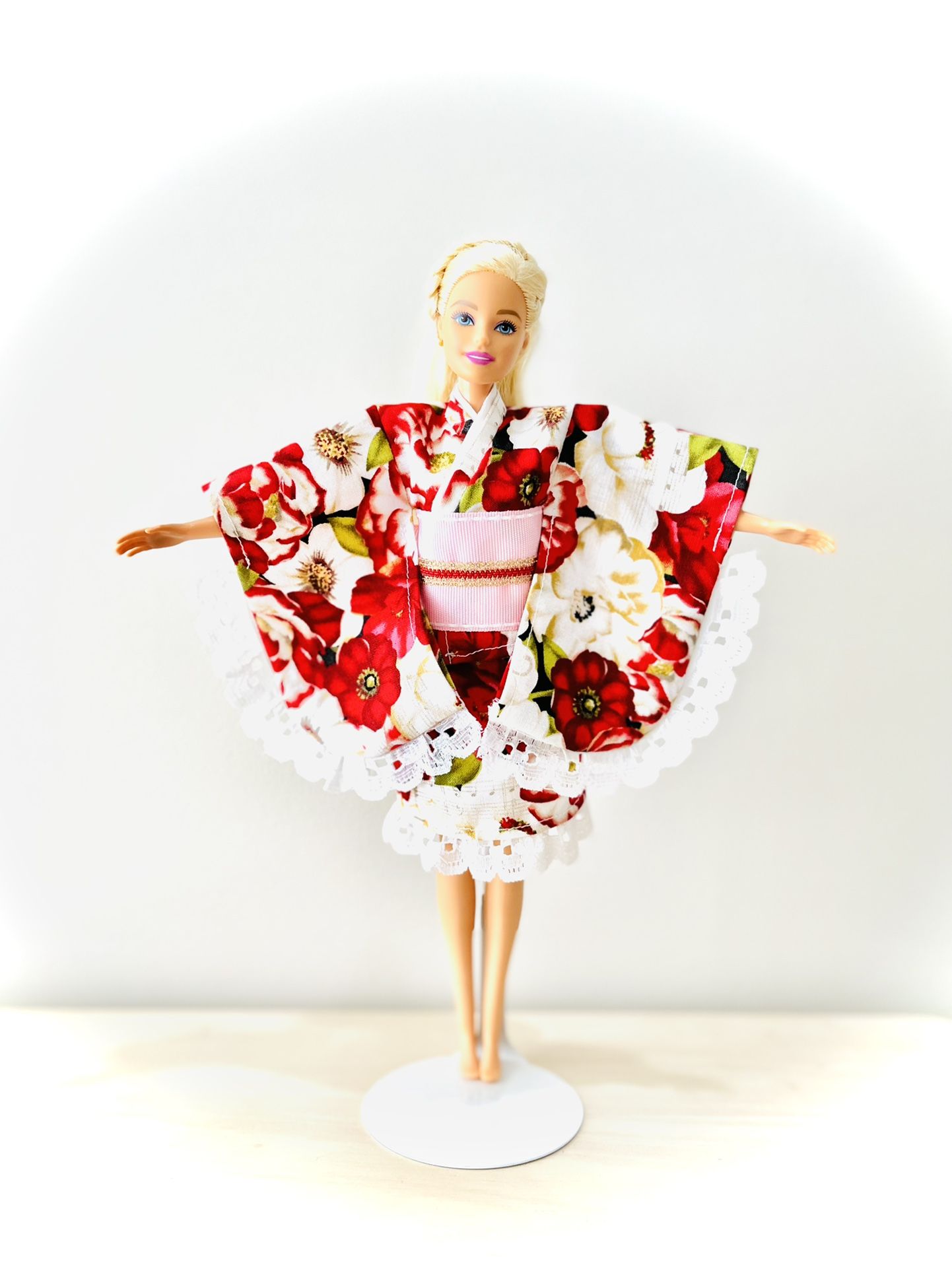 Barbie Clothes / Fashion Doll Dress / Japanese Kimono