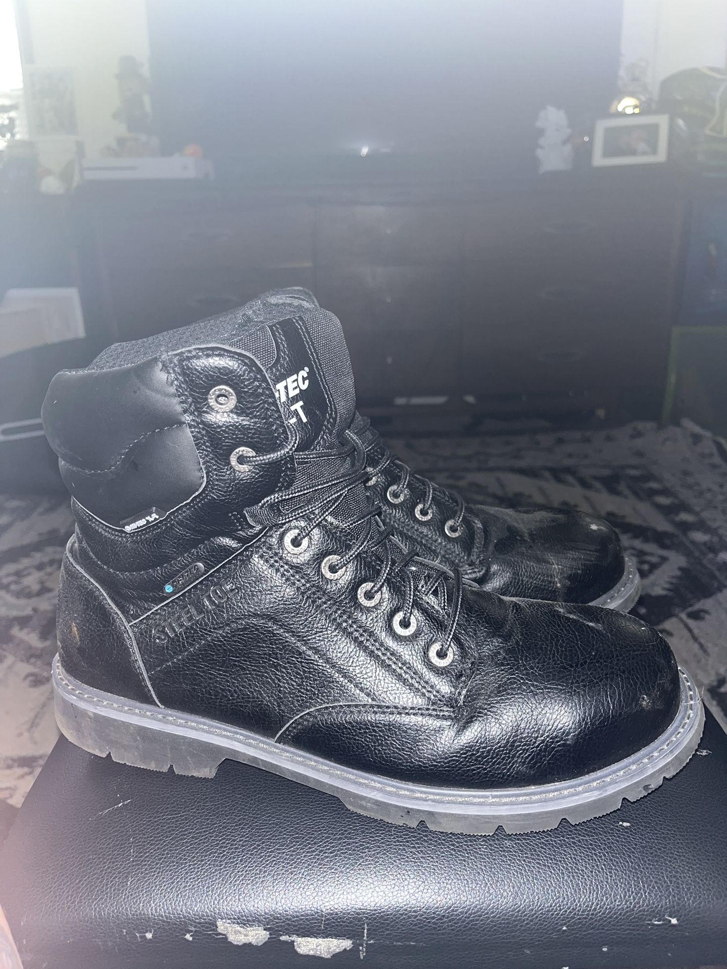 Hi-Tec X-T Boots 13 Steel Toe Worn Once