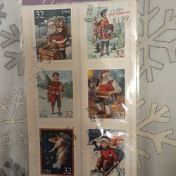 NEW 12 Stamp Stickers For Craft.