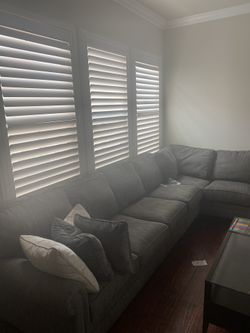 Gray Comfortable Couch 