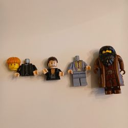 Lego Harry Potter Hagrid, Dumbledore, Greyback, Snape, Ron